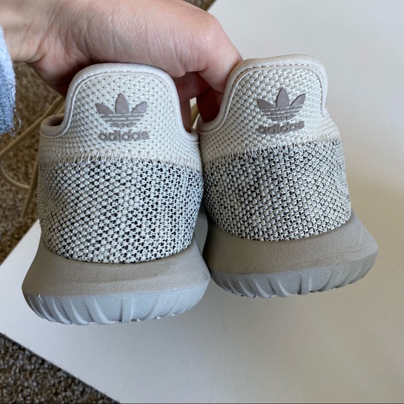 Adidas Tubular Knit Sneakers in Shadow Tan C012 - Picture 6 of 10